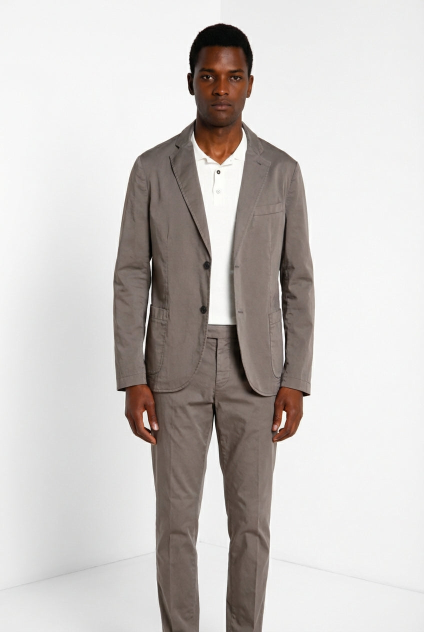 Da Vinci Travel blazer homme en satin technique travel stretch