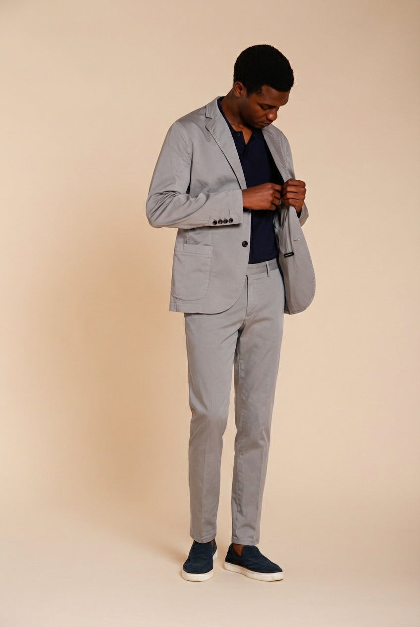 Da Vinci Travel blazer homme en satin technique travel stretch