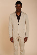 Da Vinci Travel blazer uomo in raso tecnico travel stretch