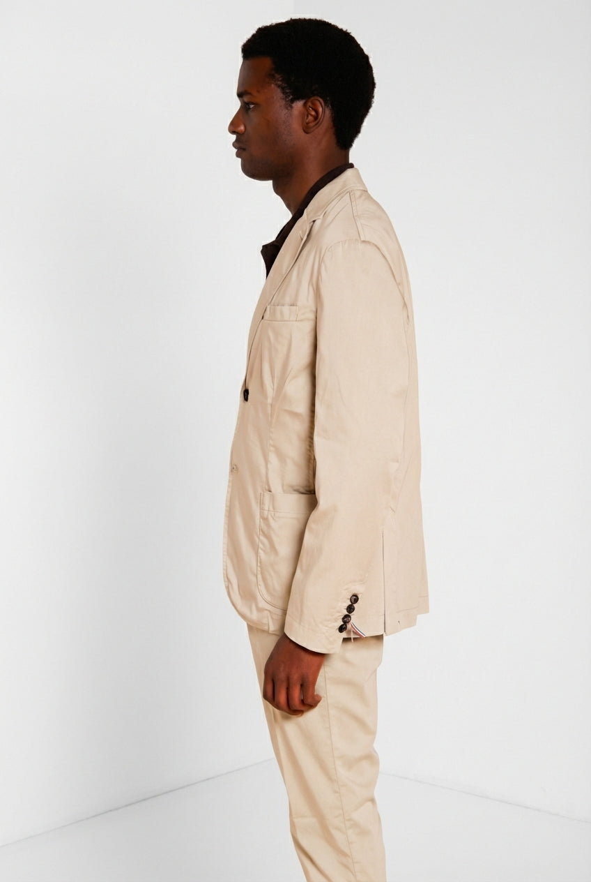 Da Vinci Travel blazer homme en satin technique travel stretch