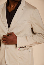 Da Vinci Travel blazer uomo in raso tecnico travel stretch