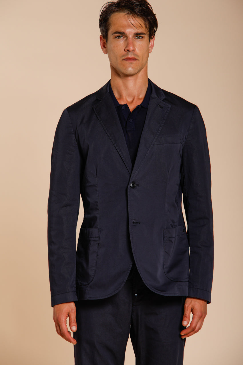 Da Vinci Travel blazer homme en satin technique travel stretch