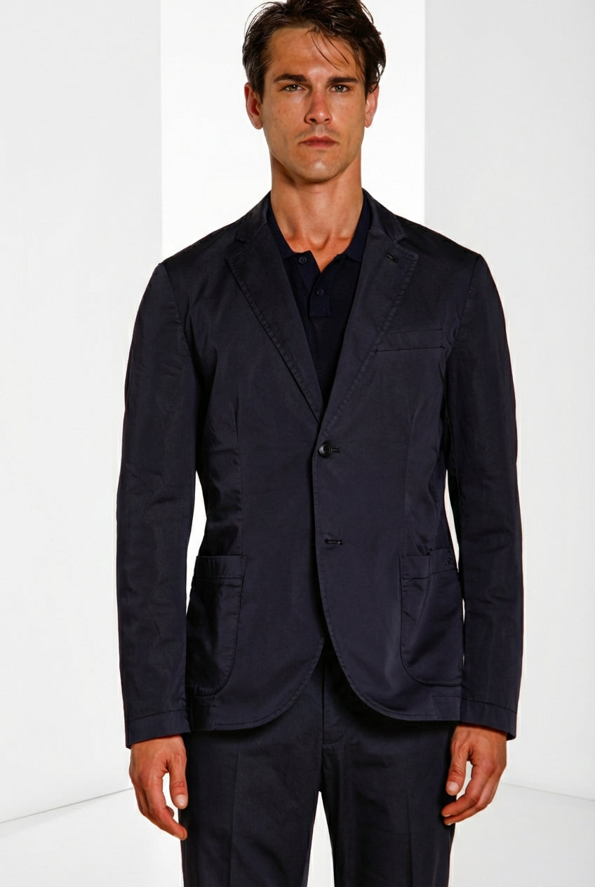 Da Vinci Travel blazer homme en satin technique travel stretch