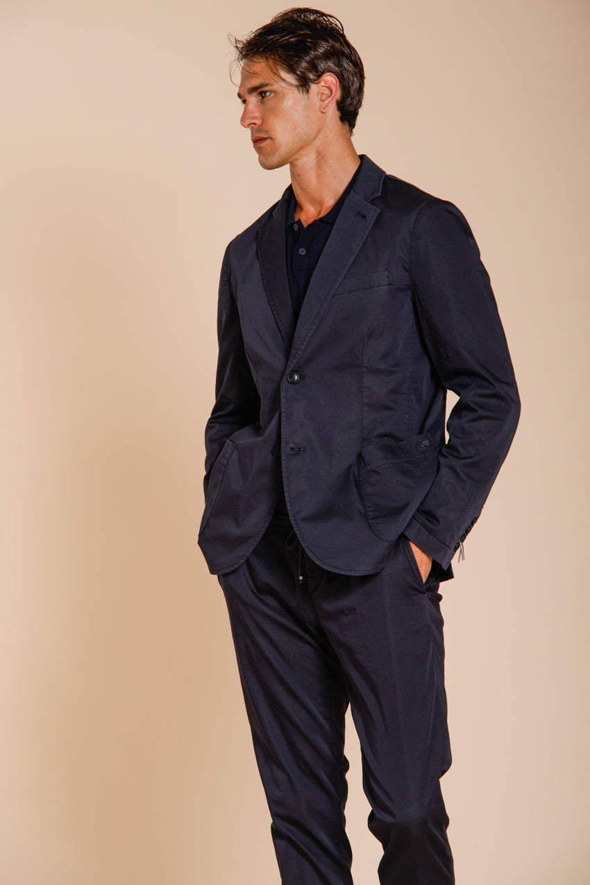 Da Vinci Travel blazer homme en satin technique travel stretch
