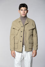 Vietnam Jacket giacca uomo in gabardina tinto pezza