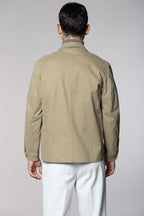 Vietnam Jacket giacca uomo in gabardina tinto pezza