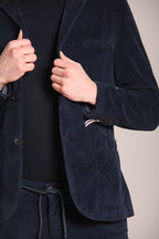 Foto 2 Da Vinci blazer uomo in velluto 500 righe