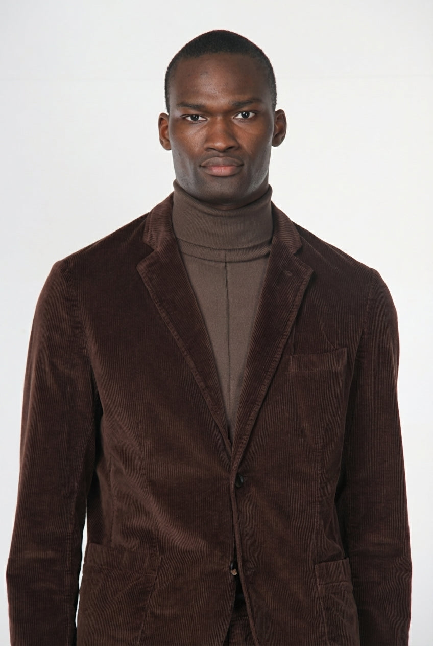 Tiziano men’s blazer in 500-wale velvet