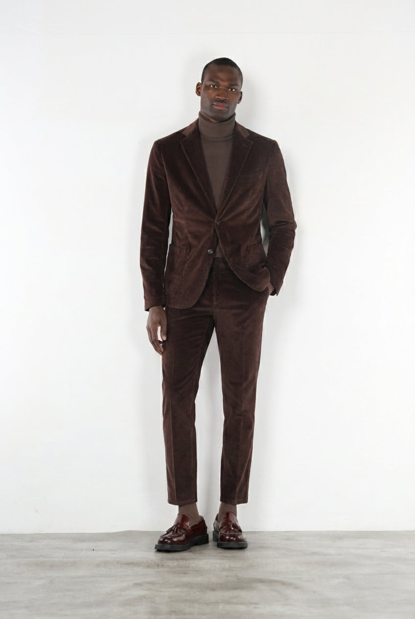 Tiziano men’s blazer in 500-wale velvet