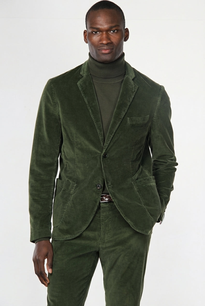 Tiziano men’s blazer in 500-wale velvet