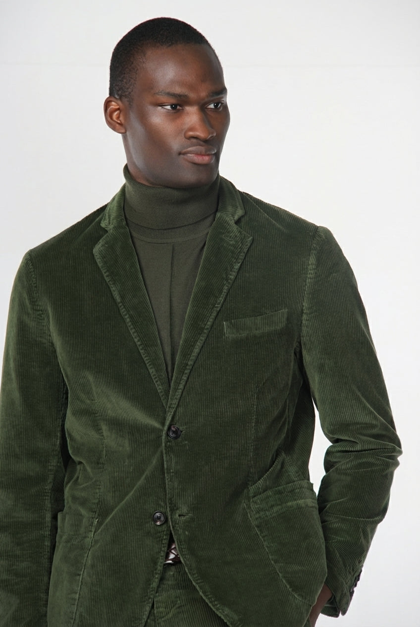 Tiziano men’s blazer in 500-wale velvet