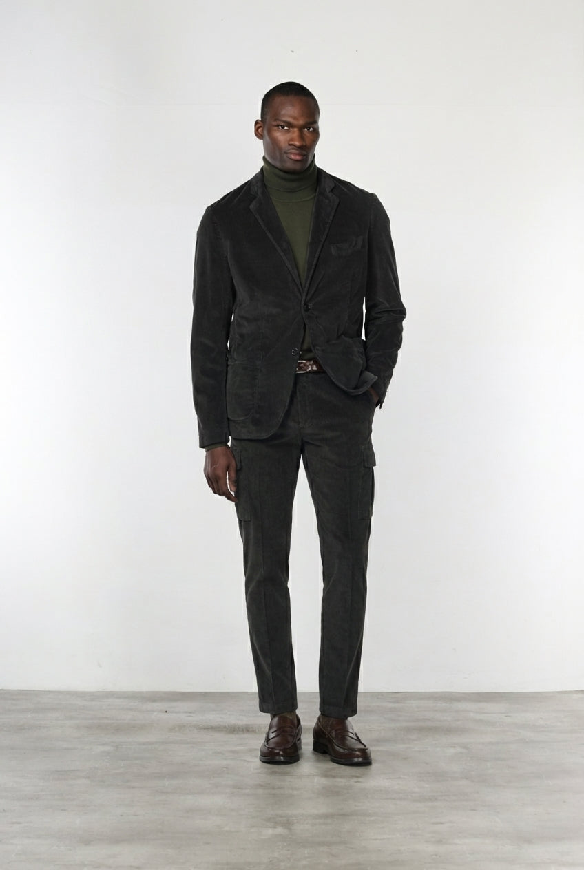 Tiziano men’s blazer in 500-wale velvet