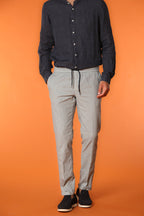 New York Sack pantalone chino uomo in lino e cotone leggero regular fit