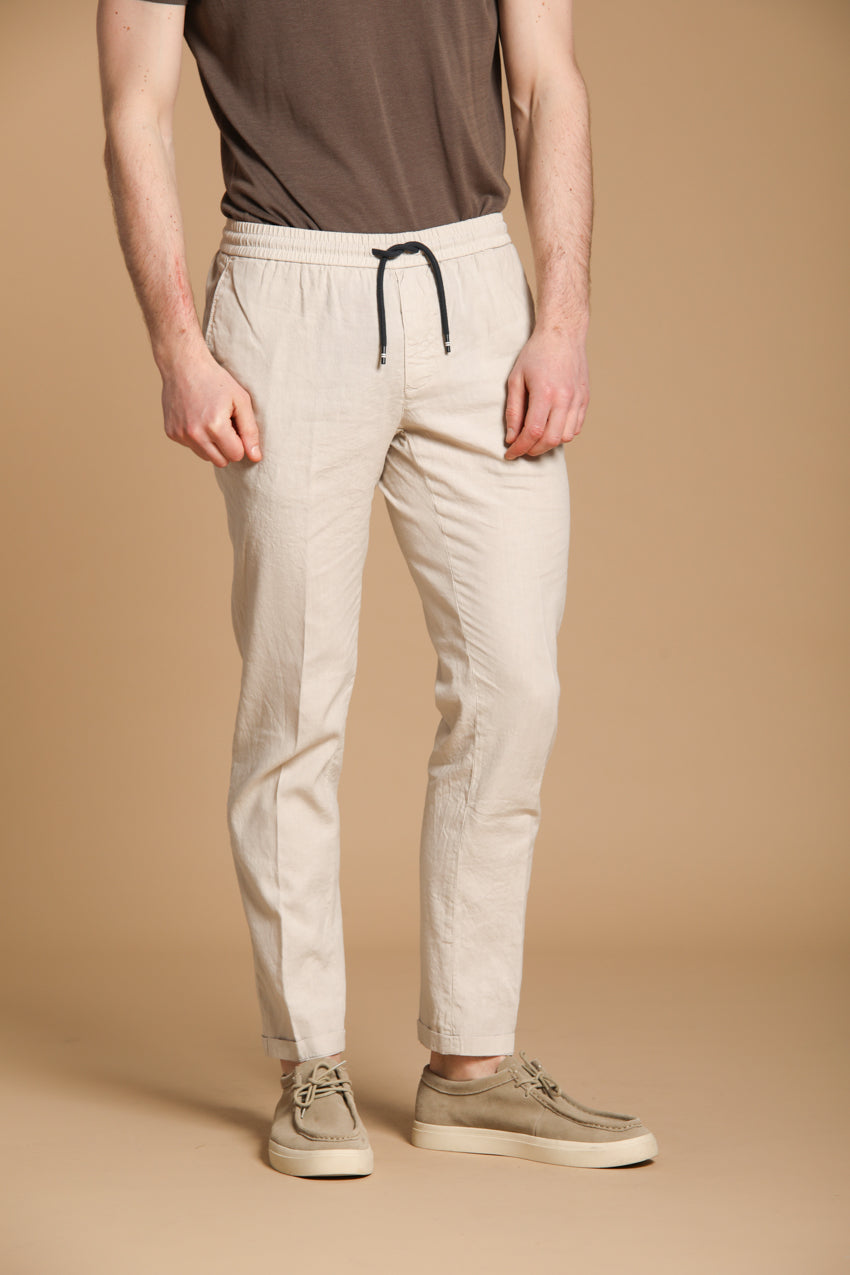 New York Sack pantalon chino homme en lin et coton léger Regular Fit