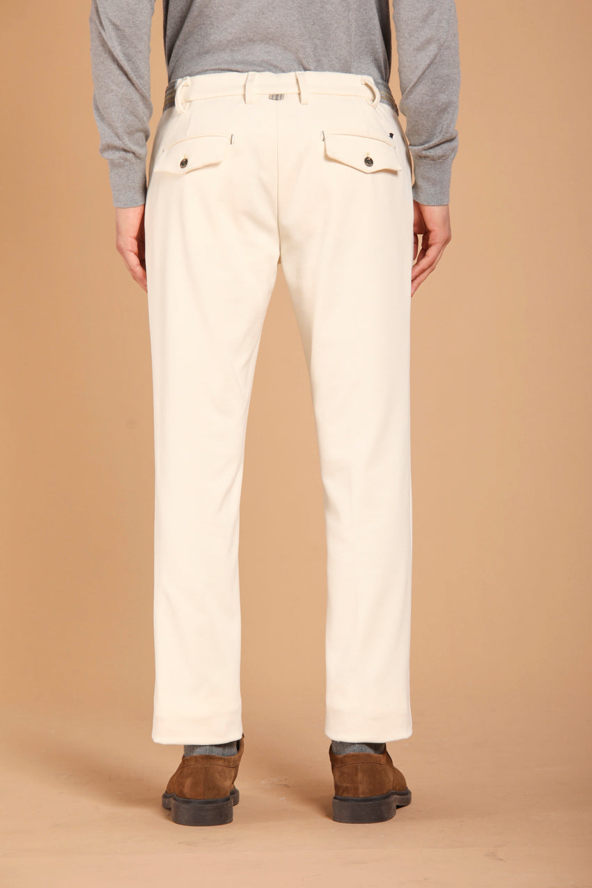 immagine 5 di pantalone chino uomo modello New York Golf 1 Pinces, di colore stucco, fit regular di mason's