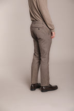 Foto 5 New York String pantalone chino jogger uomo in cover bicolor regular fit