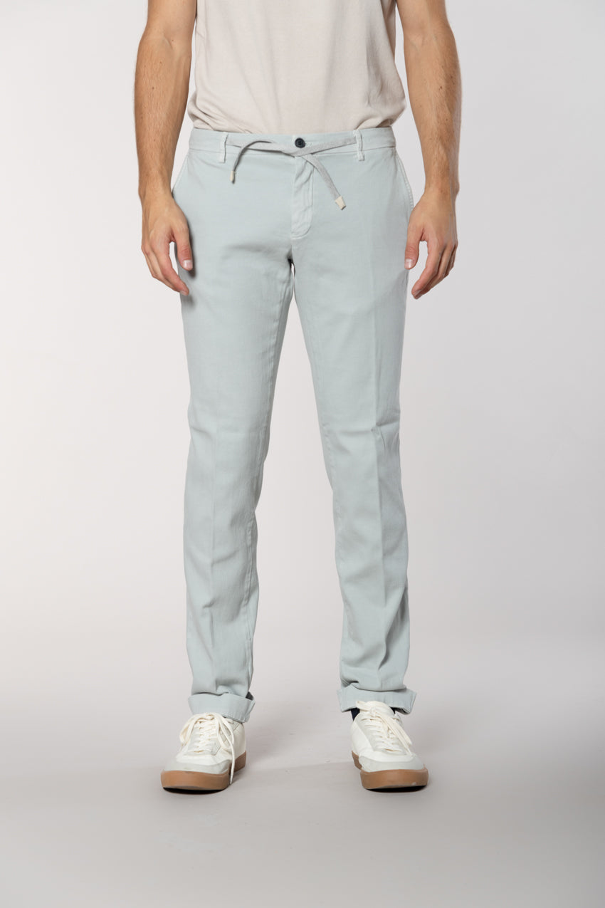 New York String men's chino jogger in cotton cashmere regular fit