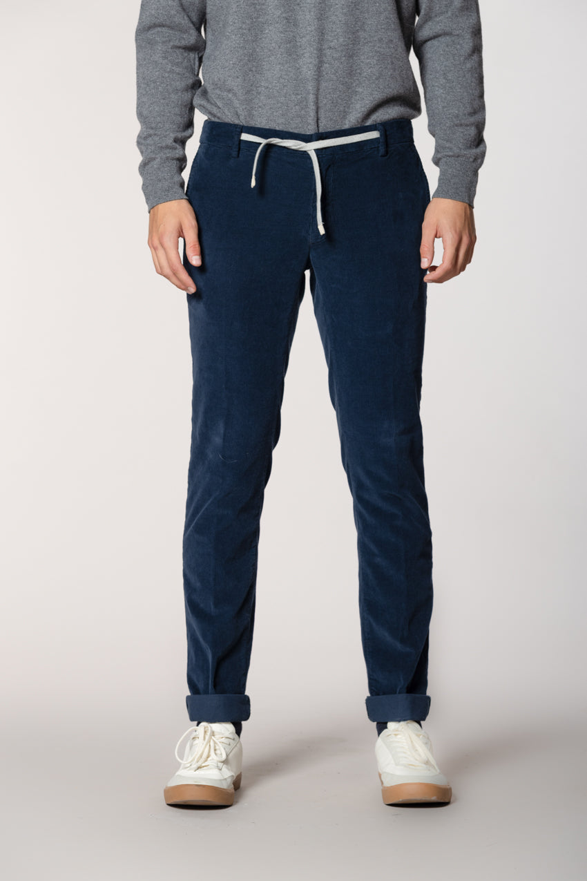 New York String men's chino jogger in 1500 wale corduroy regular fit