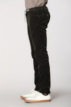 New York String pantalon chino jogger homme en velours 1500 raies regular fit