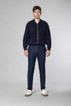 New York Sartoriale pantalone chino uomo sartoriale in jersey flanella regular fit