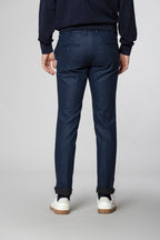 New York Sartoriale pantalone chino uomo sartoriale in jersey flanella regular fit