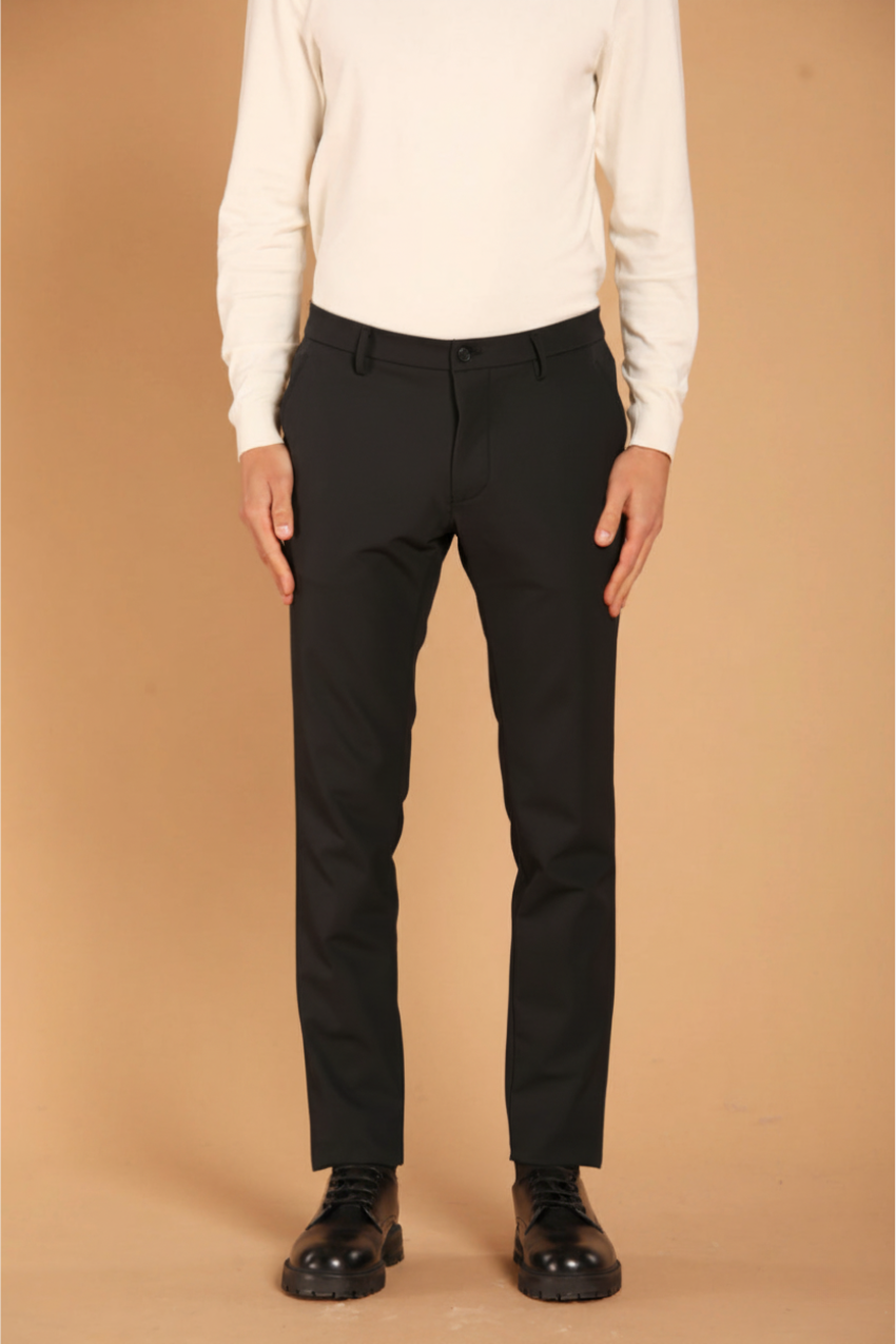 Milano Jog men’s chino pant in stretch jersey extra slim fit