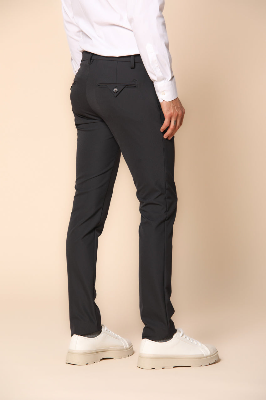 Milano Jog pantalon chino homme en jersey dynamic coupe extra slim