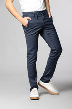 Milano Jogger pantalone chino uomo in lana extra slim fit