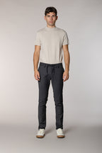 Milano Jogger pantalone chino uomo in lana extra slim fit