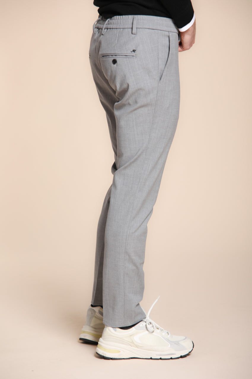 Foto 4 Milano Jogger pantalone chino uomo in lana extra slim fit