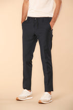 Milano Jogger men's jogger chino pants in travel wool extra slim fit