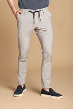Milano Jogger men's jogger chino pants in travel wool extra slim fit
