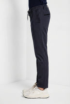 Milano Jogger Travel men's chino pants in technical travel stretch satin extra slim fit