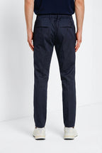 Milano Jogger Travel men's chino pants in technical travel stretch satin extra slim fit