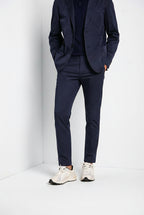 Milano Jogger Travel men's chino pants in technical travel stretch satin extra slim fit