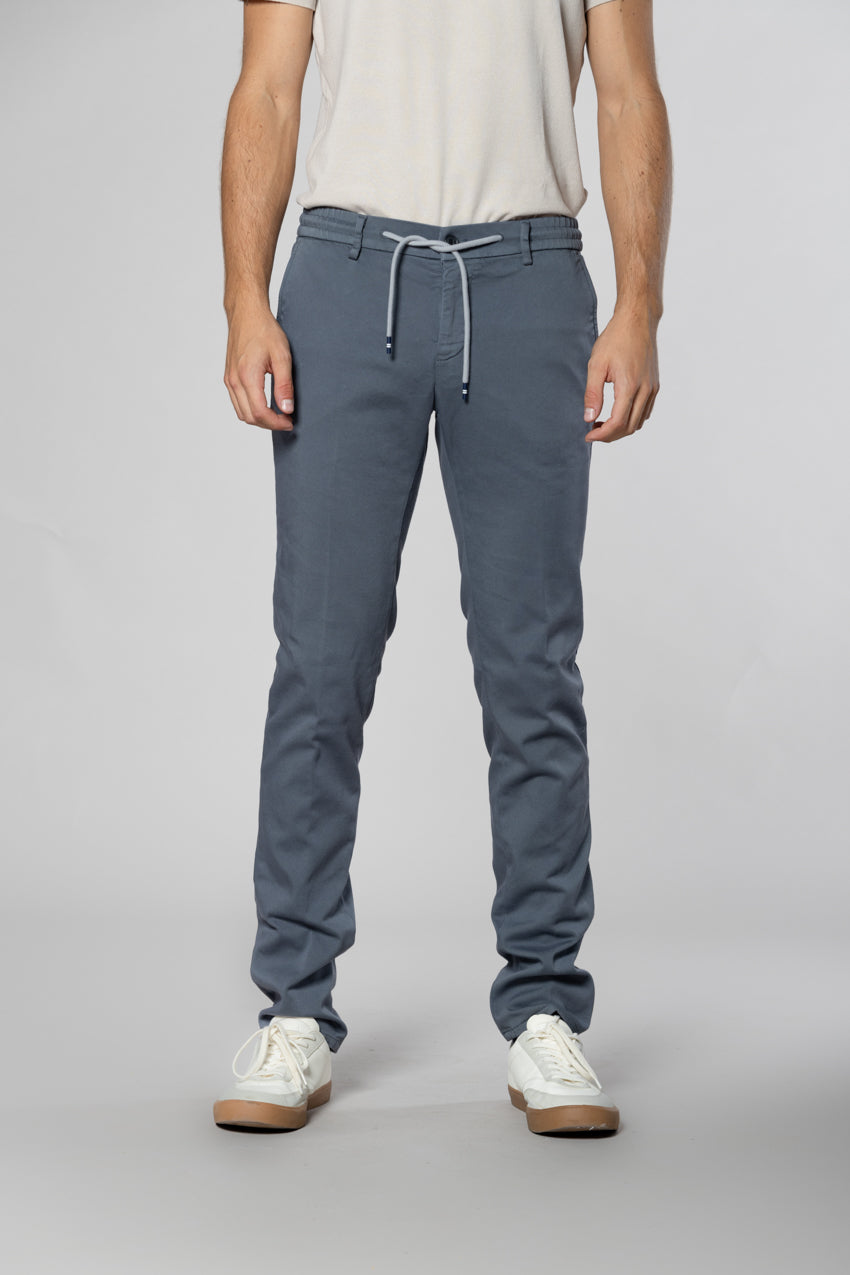 Milano Jogger Travel pantalone chino uomo in jersey active 4.0 extra slim fit