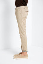 Milano Jogger Travel pantalone chino uomo in raso tecnico travel stretch extra slim fit
