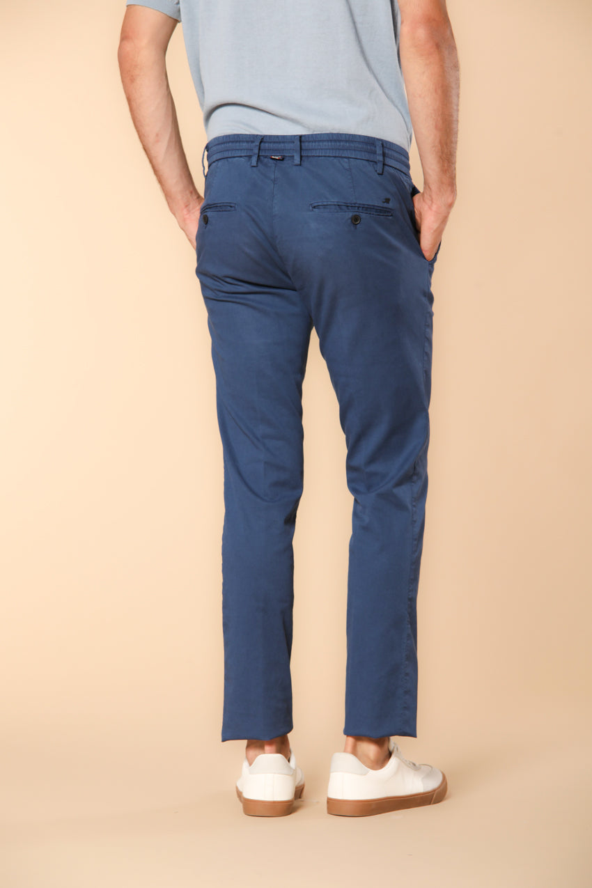 Milano Jogger pantalon chino jogger homme en coton et tencel Extra Slim Fit