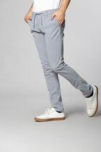 Milano Jogger pantalone chino uomo in gabardina stretch extra slim fit