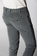 Milano Jogger pantalon chino homme en velours 500 raies extra slim fit