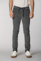 Milano Jogger pantalon chino homme en velours 500 raies extra slim fit