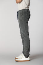 Milano Jogger pantalon chino homme en velours 500 raies extra slim fit