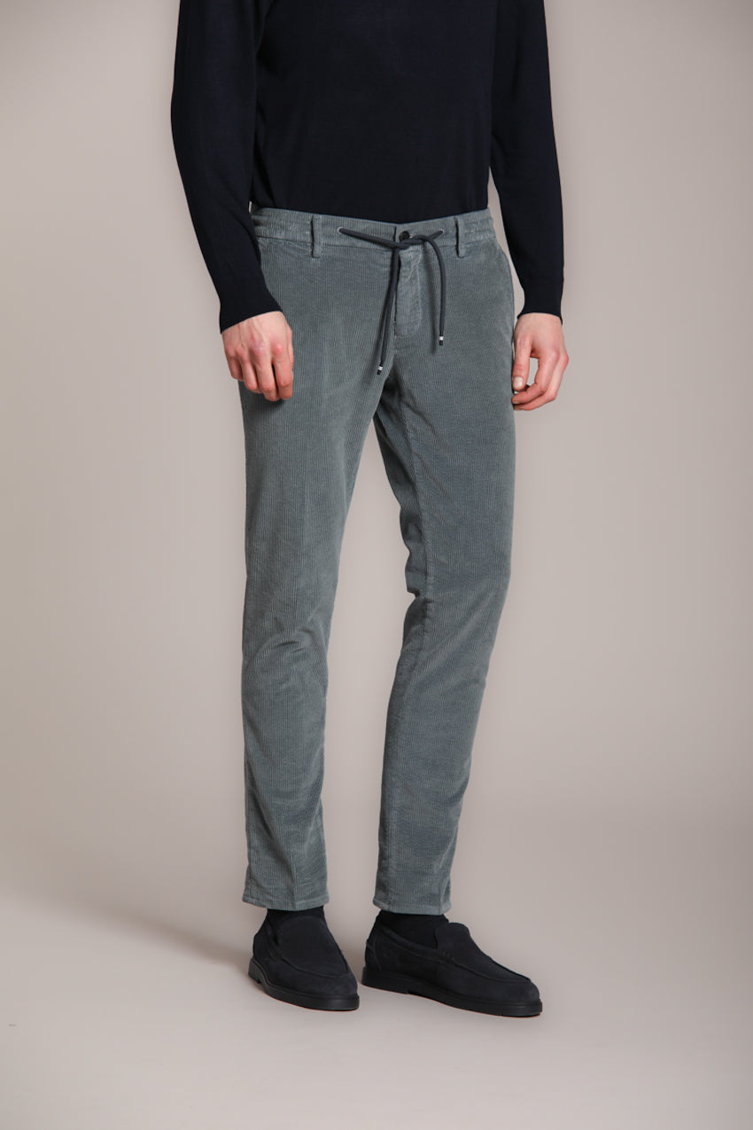 Milano Jogger Herren-Chinohose aus 500-Linien Kordsammt extra slim fit
