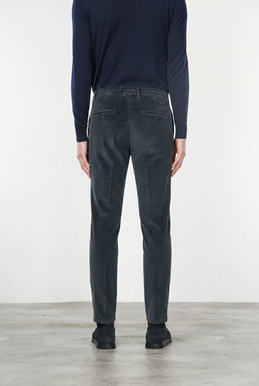 Milano Jogger Herren-Chinohose aus Samt, 500 Linien extra slim fit