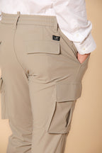 Chile jogger men’s cargo pants in super technical jersey extra sim fit