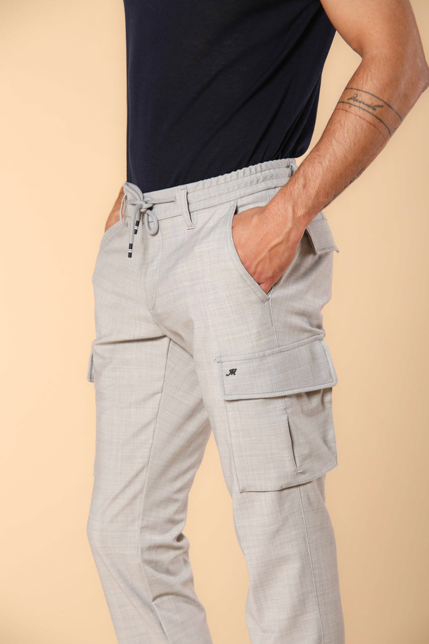 Chile Jogger pantalon cargo homme en laine travel Extra Slim Fit