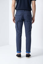 Chile Jogger men's cargo pants in technical travel stretch satin extra slim fit