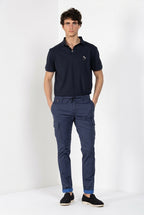 Chile Jogger men's cargo pants in technical travel stretch satin extra slim fit