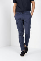 Chile Jogger men's cargo pants in technical travel stretch satin extra slim fit