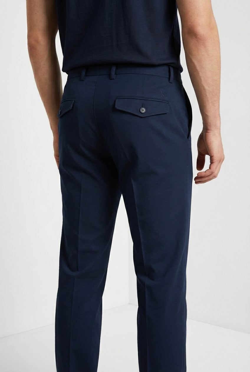 Milano Dynamic men's chino jogger pants in super technical jersey extra slim fit
